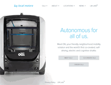 Tablet Screenshot of localmotors.com